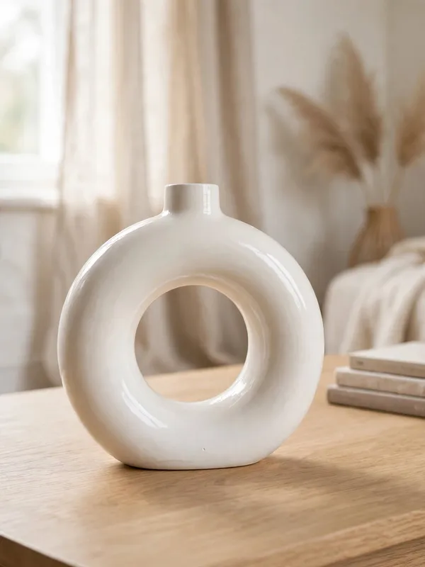 The_White_Donut_Vase_-_"Cloud_Ring"
