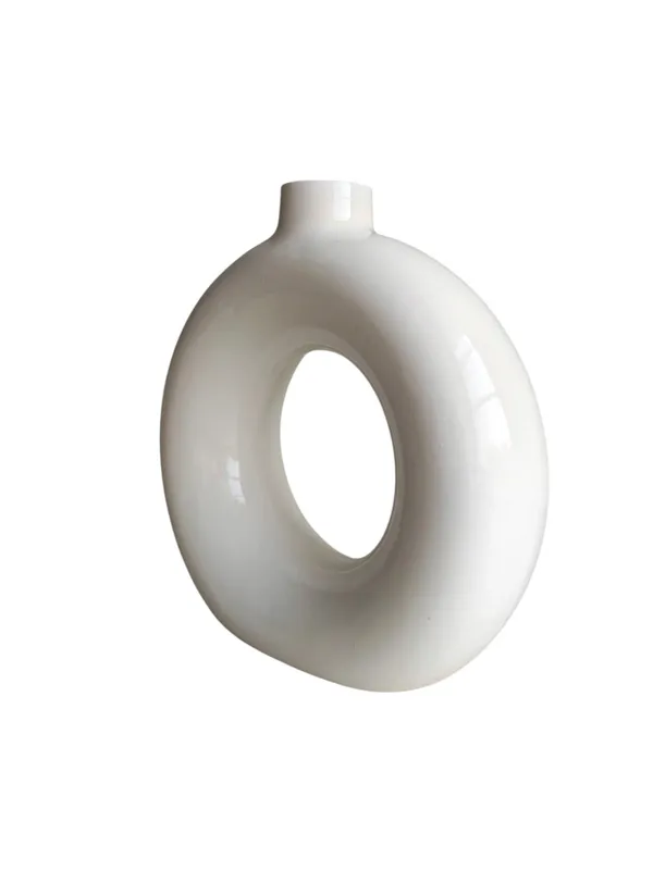 The_White_Donut_Vase_-_"Cloud_Ring"