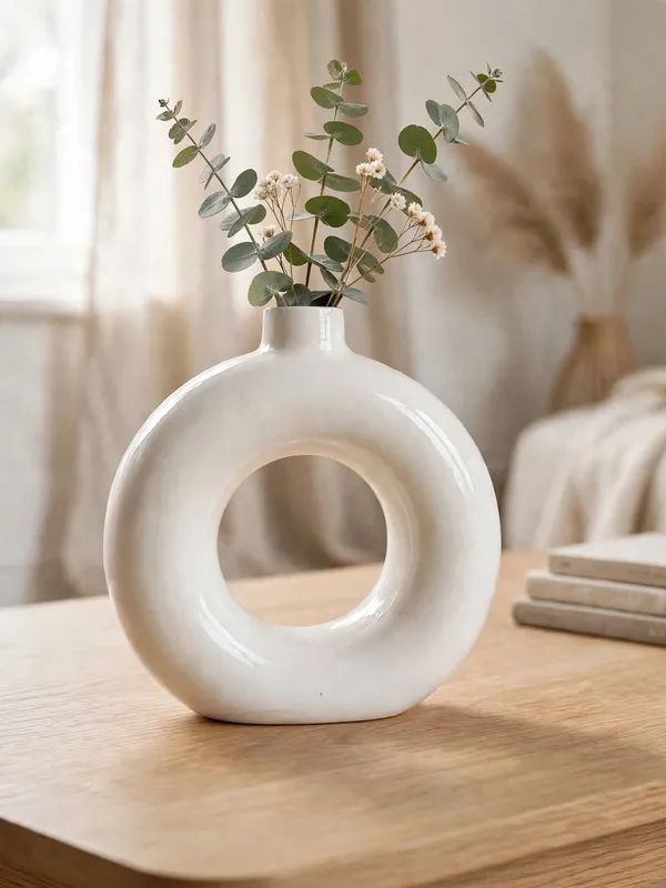 The_White_Donut_Vase_-_"Cloud_Ring"