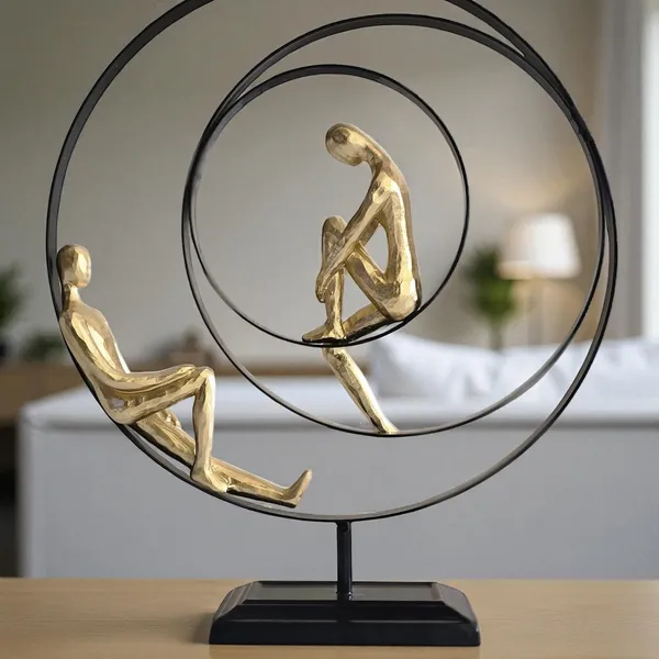 Golden_&_Black_Polyresin_Premium_&_Elegant_Figurine
