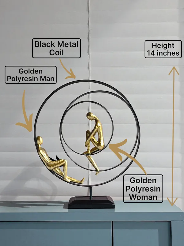 Golden_&_Black_Polyresin_Premium_&_Elegant_Figurine
