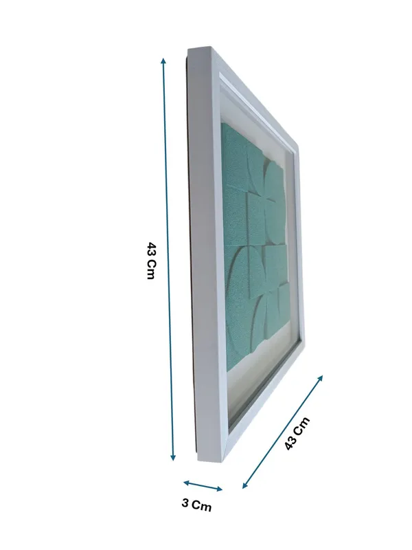 Aqua_Harmony_|_Textured_Geometric_Wall_Art_Frame