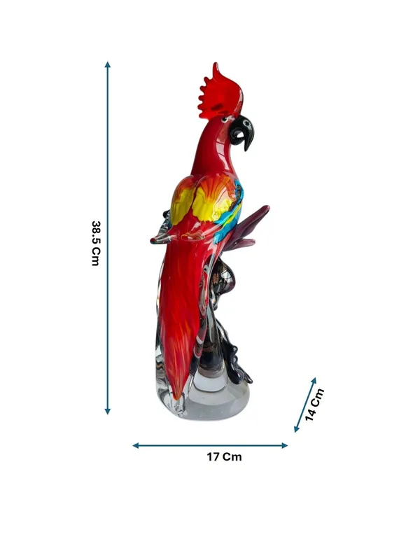Vibrant_Red_Parrot_Glass_Decorative_Figurine