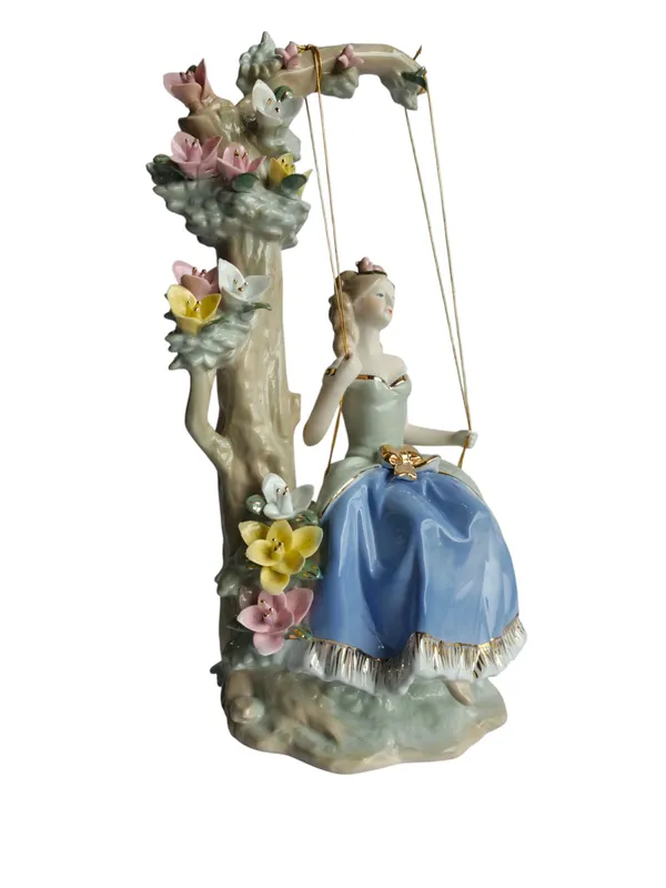 Victorian_Girl_on_Floral_Swing_Showpiece_-_Porcelain_Princess_Figurine