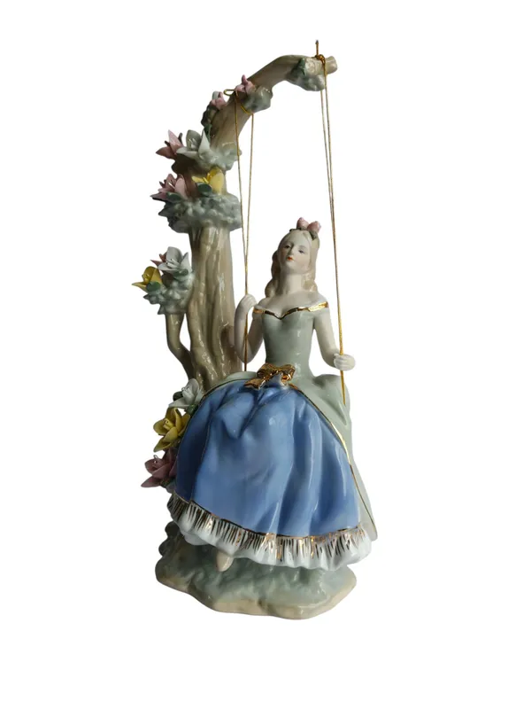 Victorian_Girl_on_Floral_Swing_Showpiece_-_Porcelain_Princess_Figurine