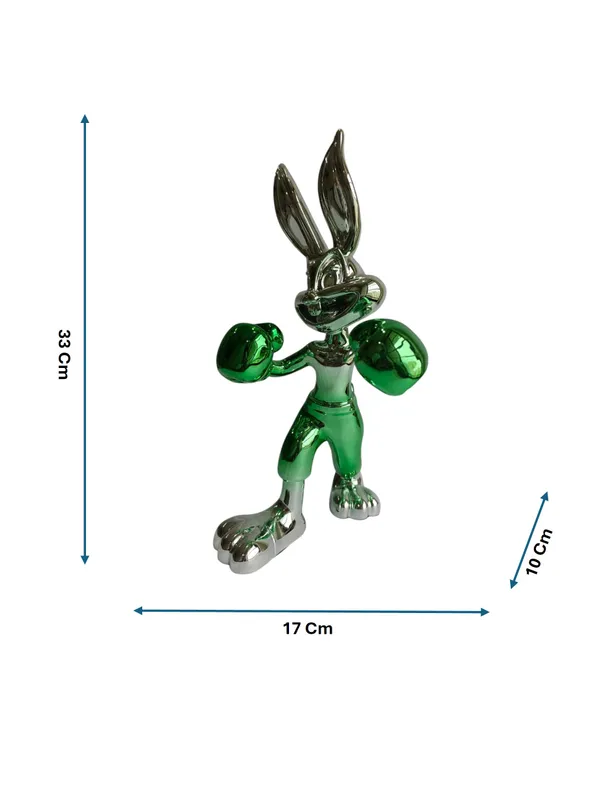 Chrome_Bunny_Table_Decor_Figurine