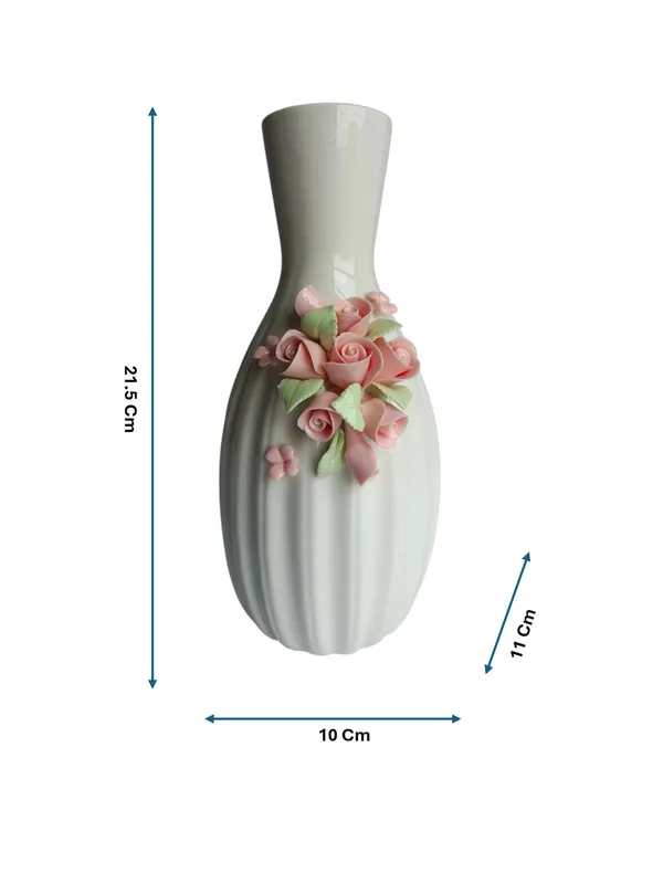 White_Ceramic_Vase_with_3D_Pink_Rose_Applique
