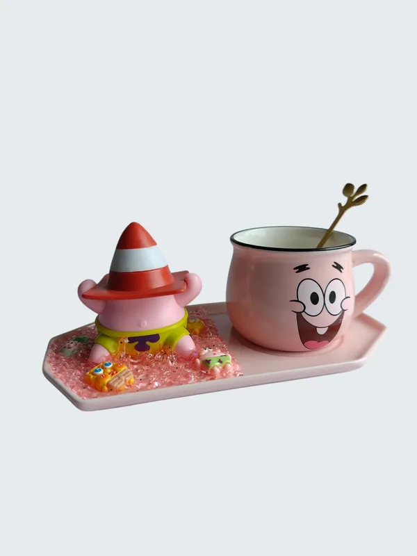 PatrickStar_3D-_Mug_&_Tray_Set-Cone_Jelly_Jam_Edition