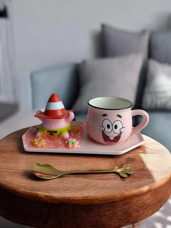 PatrickStar_3D-_Mug_&_Tray_Set-Cone_Jelly_Jam_Edition