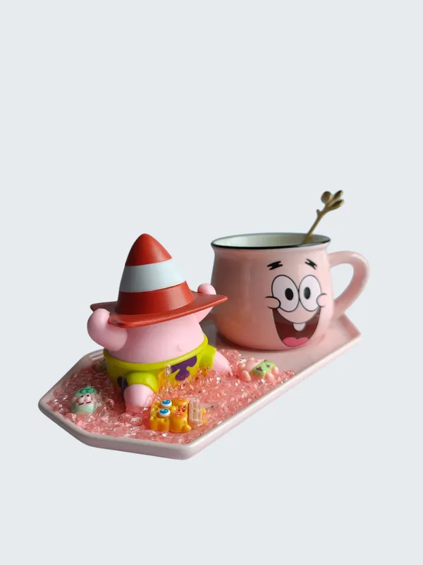 PatrickStar_3D-_Mug_&_Tray_Set-Cone_Jelly_Jam_Edition