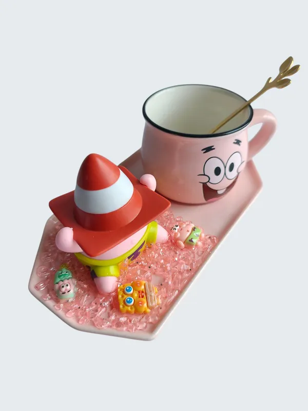 PatrickStar_3D-_Mug_&_Tray_Set-Cone_Jelly_Jam_Edition