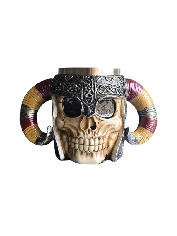 Skull_Resin_Premium_&_Elegant__Horns_Mug