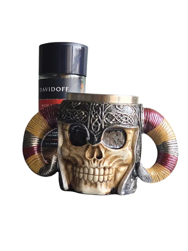 Skull_Resin_Premium_&_Elegant__Horns_Mug