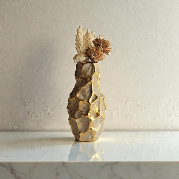 Rock_Golden_Vase