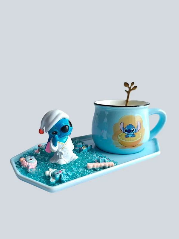 Stitch_3D-_Mug_&_tray_Set_-_Sleepy_Citrus_Edition