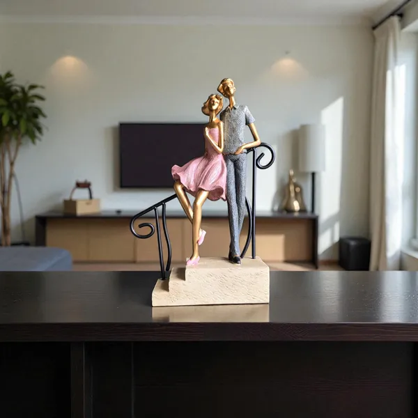 Pink_&_Grey_Polyresin_Premium_&_Elegant_Figurine