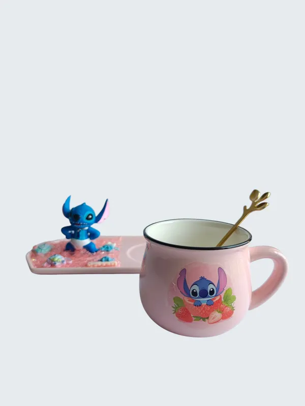 Stitch_3D-_Mug_&_tray_Set_-_Boss_Baby_Strawberry_Edition