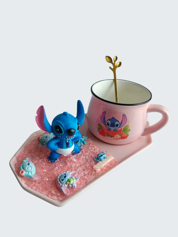 Stitch_3D-_Mug_&_tray_Set_-_Boss_Baby_Strawberry_Edition