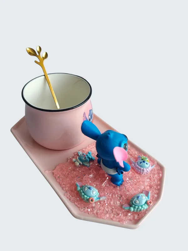 Stitch_3D-_Mug_&_tray_Set_-_Boss_Baby_Strawberry_Edition