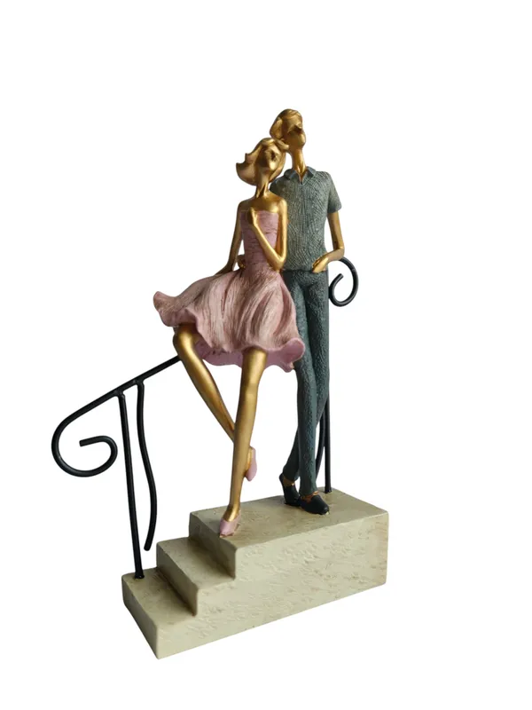 Pink_&_Grey_Polyresin_Premium_&_Elegant_Figurine