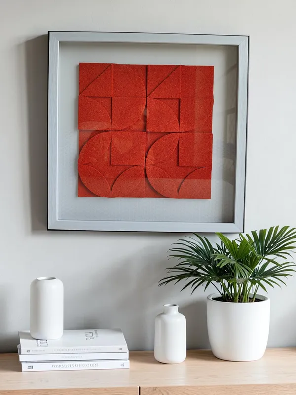 Terracotta_Rhythm_-_Textured_Geometric_Wall_Art_Frame