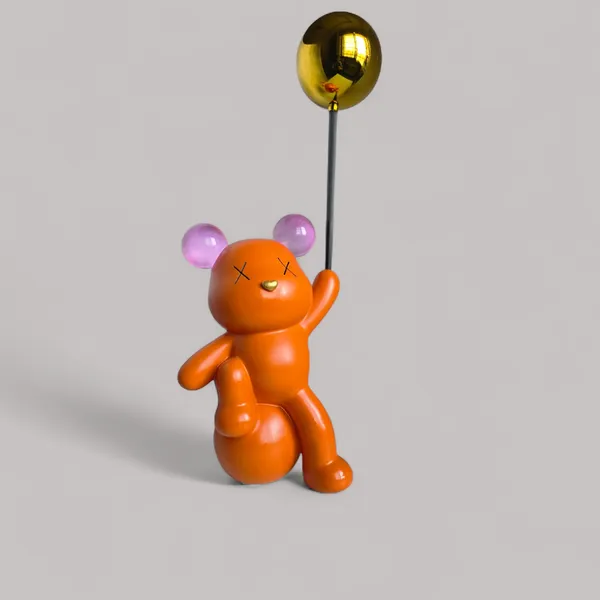 Orange_Polyresin_Premium_&_Elegant_Figurine
