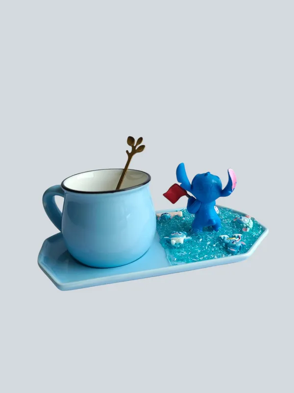 Stitch_3D-_Mug_&_tray__Set_-_Cheer_Flag_Blueberry_Edition