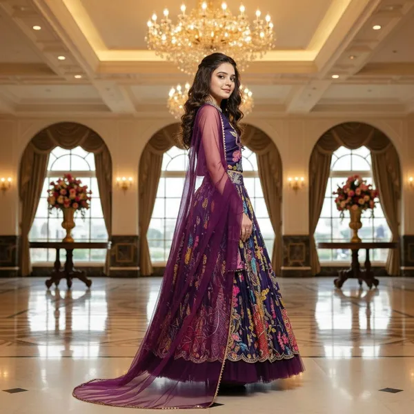 Premium_Quality_Wine_Color_Girls_Lehenga_Choli_Set_Ready_to_Wear