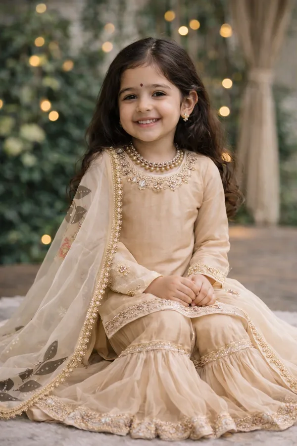 Launching_New_??signer_Party_Wear_Look_Heavy_Pure_GMY_SILK_Top_Sharara_&_Dupatta_Set