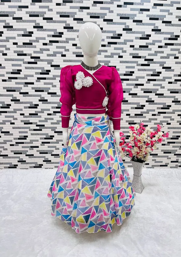 Pink_New_Designer_Heavy_Organza_Silk_Lehenga_-Choli_For_Girls