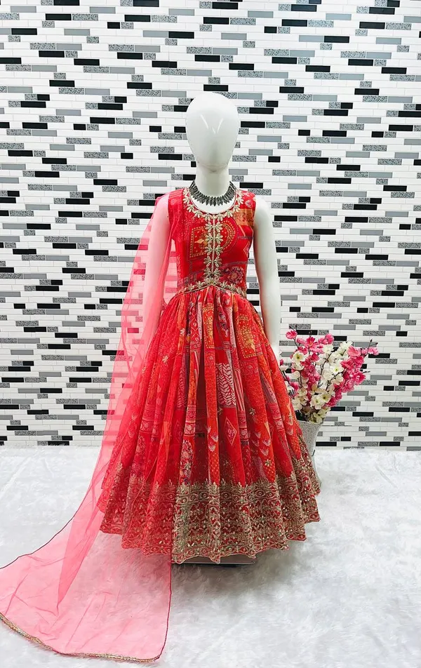 Pink_New_Designer_Heavy_Faux_Georgette_Embroidered_Sequins_Work_Gown_For_Girls