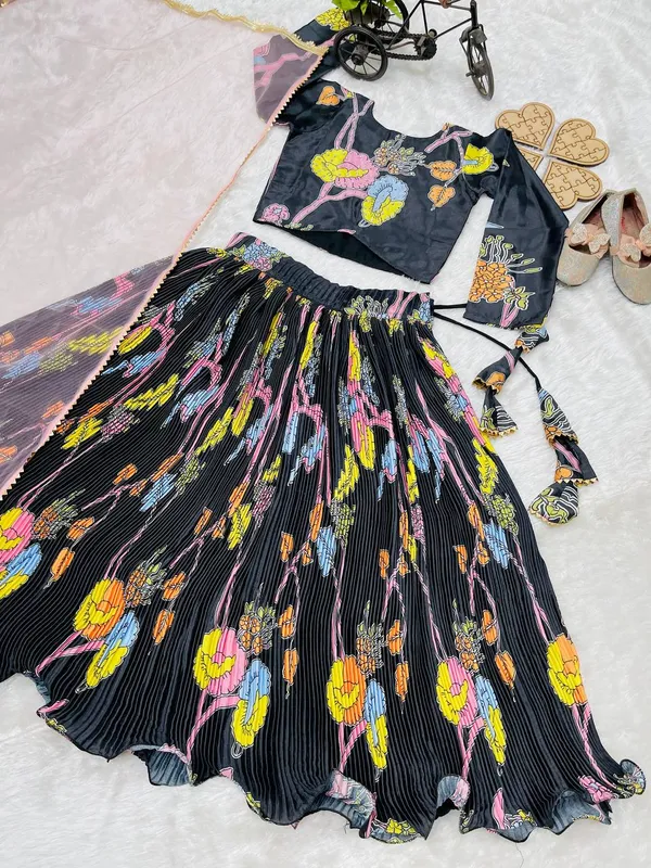 Black_New_Designer_Fully_Stitched_Lehenga_Choli_Set_For_Girls