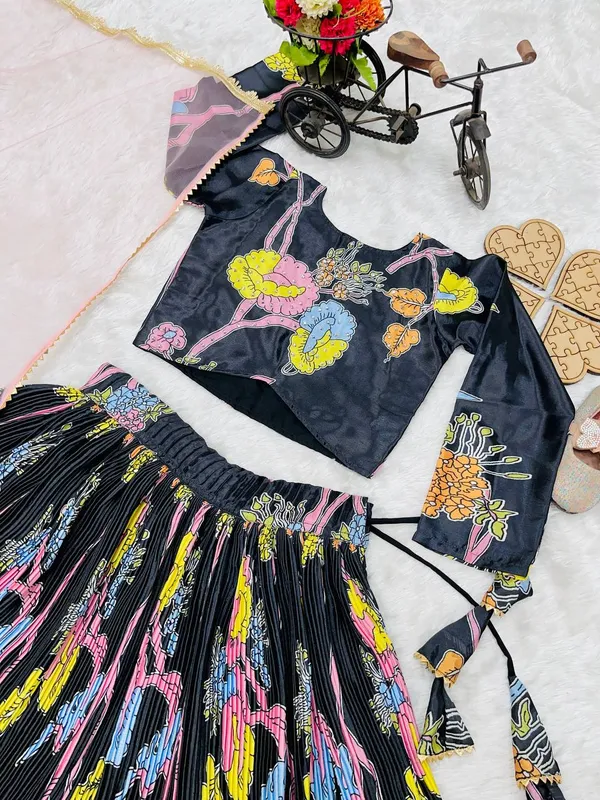 Black_New_Designer_Fully_Stitched_Lehenga_Choli_Set_For_Girls