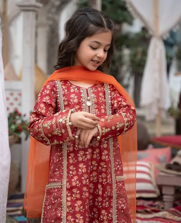 Red_Trending_Top_With_Sharara_And_Dupatta_For_Girls