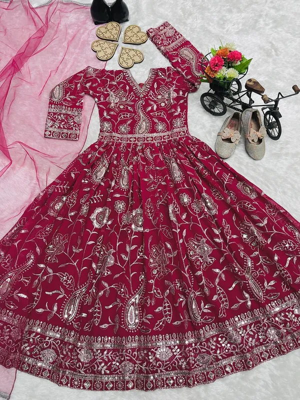 Pink_Launching_New_Collection_Beautiful_Gown_For_Girls