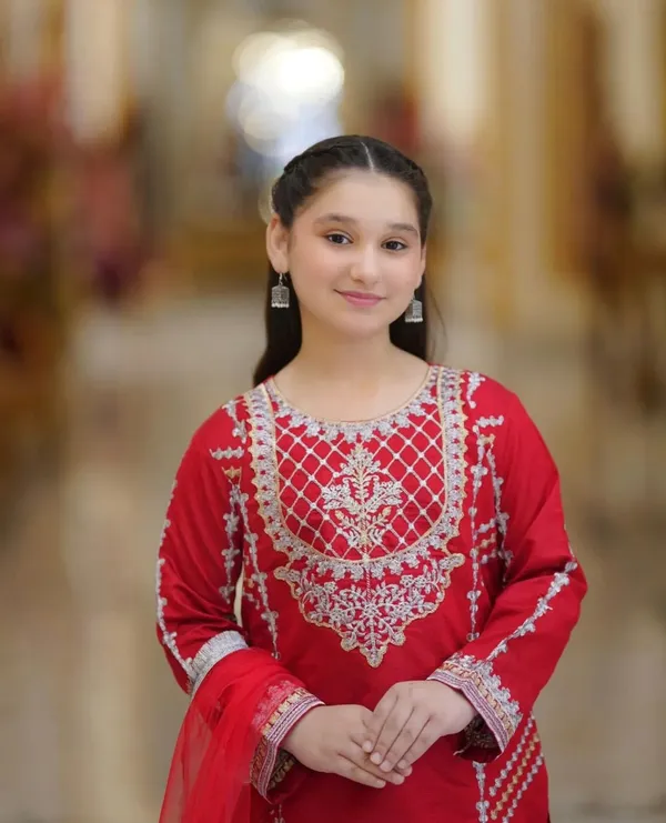 Red_Trending_Top_With_Bottom_And_Dupatta_Set_For_Girls