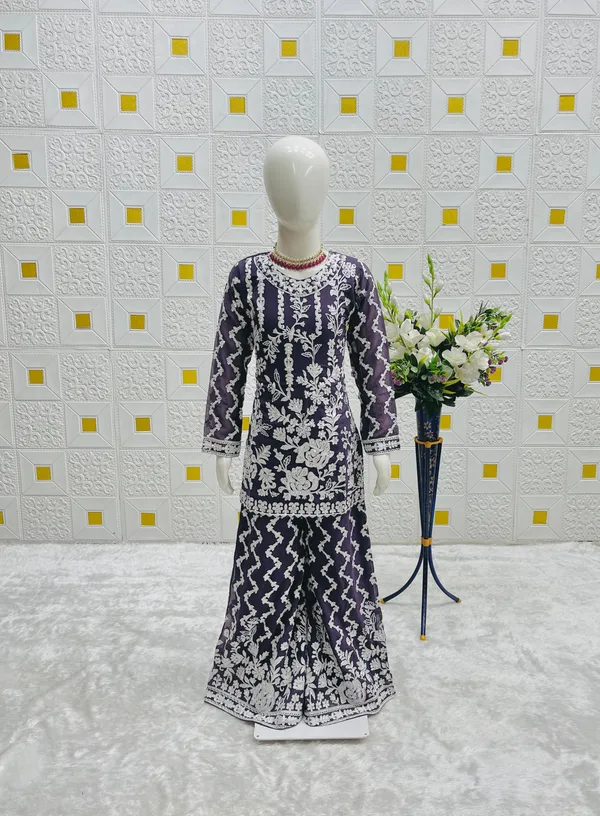 Purple_Designer_Wear_Top_With_Sharara_And_Dupatta_Set_For_Girls