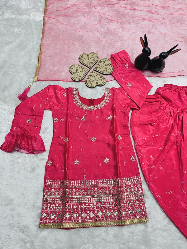 Rani_Top_With_Dhoti_Full_Stitched_Salwar_And_Dupatta_For_Girls