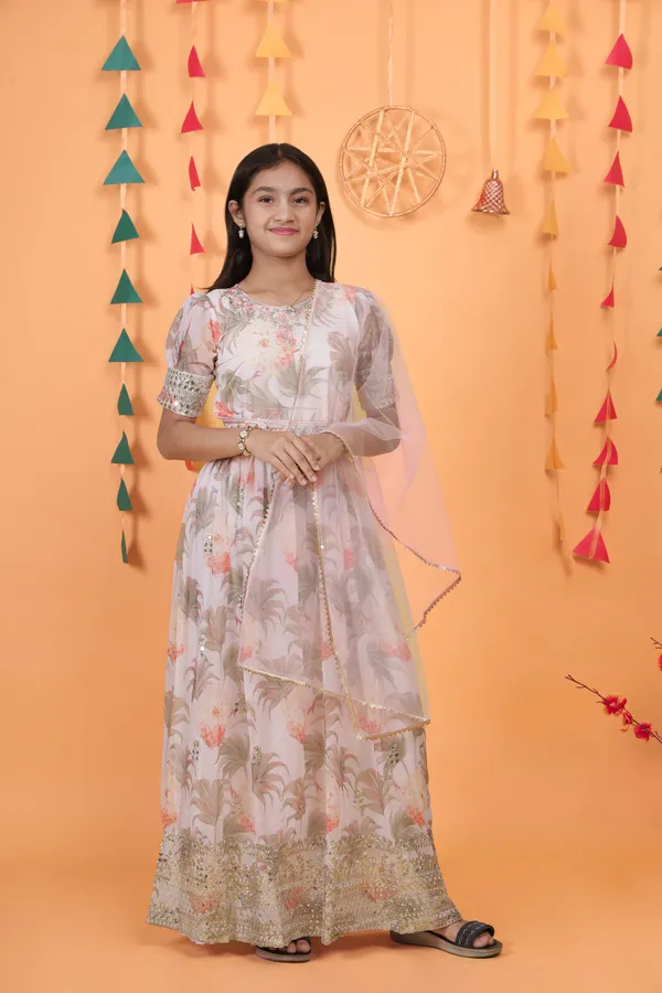 Cream_New_Designer_Heavy_Faux_Georgette_Gown_For_Girls