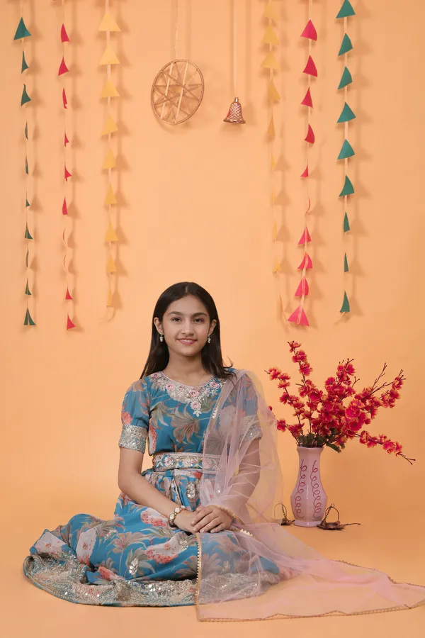 Blue_New_Designer_Heavy_Faux_Georgette_Gown_For_Girls