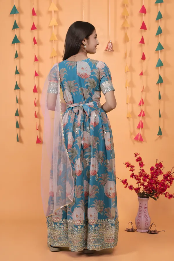 Blue_New_Designer_Heavy_Faux_Georgette_Gown_For_Girls