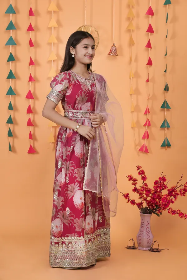 Maroon_New_Designer_Heavy_Faux_Georgette_Gown_For_Girls