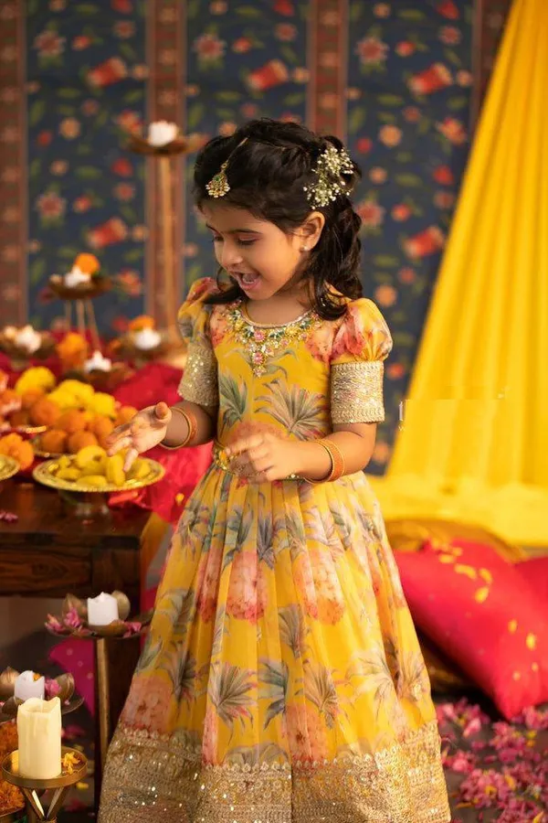 Yellow_New_Designer_Heavy_Faux_Georgette_Gown_For_Girls