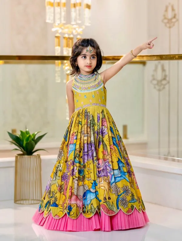 Multicolor_Beautiful_Full_Stitched_Set_New_Launching_Gown_For_Girls
