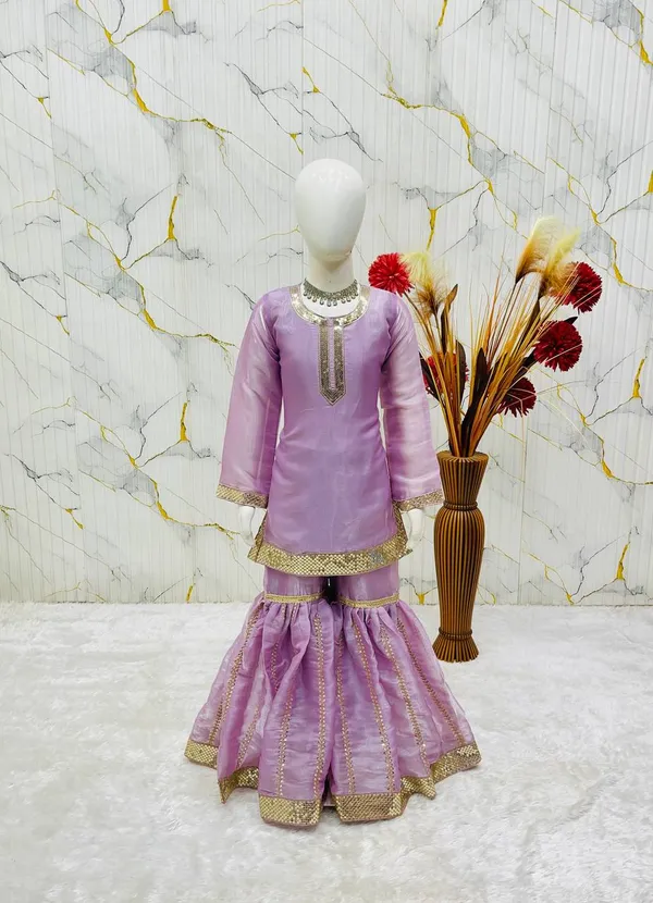 Trending_Launching_New_??signer_Party_Wear_Look_Heavy_Pure_GMY_SILK_Top_Sharara_&_Dupatta_Set
