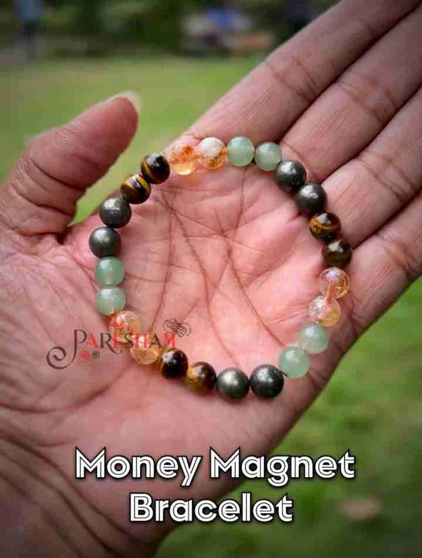 Multi_Colour_Money_Magnet_Fusion_Bracelet_-_Pyrite,_Tiger_Eye,_Citrine_&_Aventurine_Beads_Lab_Certified
