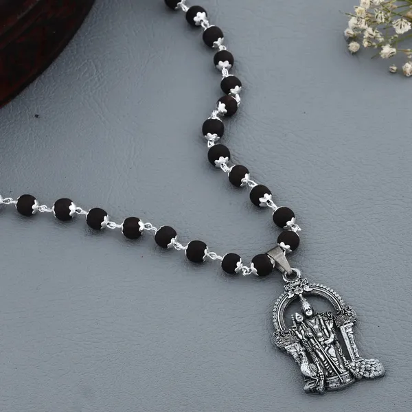 Lord_Murugan_Karungali_Mala_Silver_Plated_Pendant_for_Men,_Women__Lab_Certified