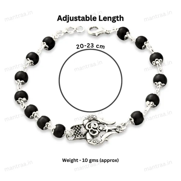 karungali_trishul_mala_Bracelet_Combo_|_om_trishul_pendant_mala_Bracelet_|_karungali_mala_original_|_black_beads_spiritual_chain_Bacelet_|_karungali_mala_Malai_Karungali_Bracelet_Certified