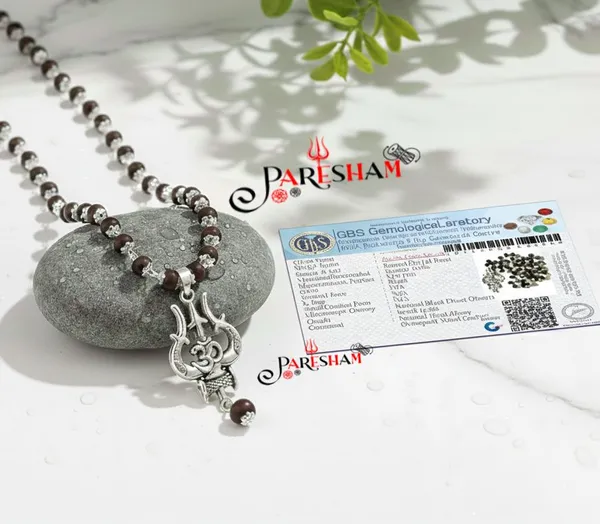 Silver_Plated_Karungali_Necklace_with_Trishool_Pendant_Yop_Quality