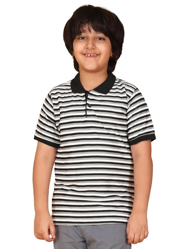 Grey_Striped_Cotton_Short_Sleeve_Round_Neck_T-Shirt_For_Boys
